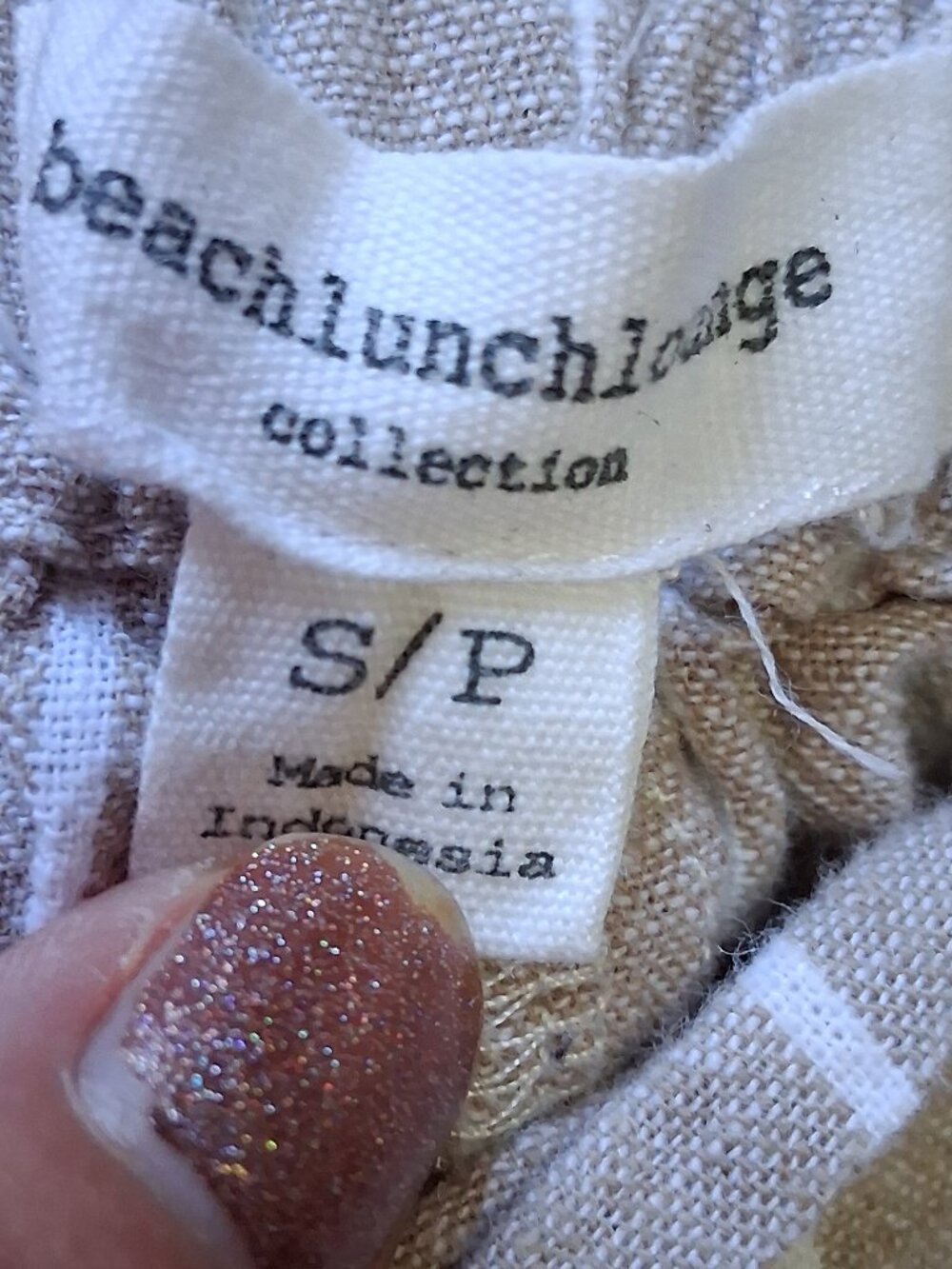BEACHLUNCHLOUNGE size women's small linen pants